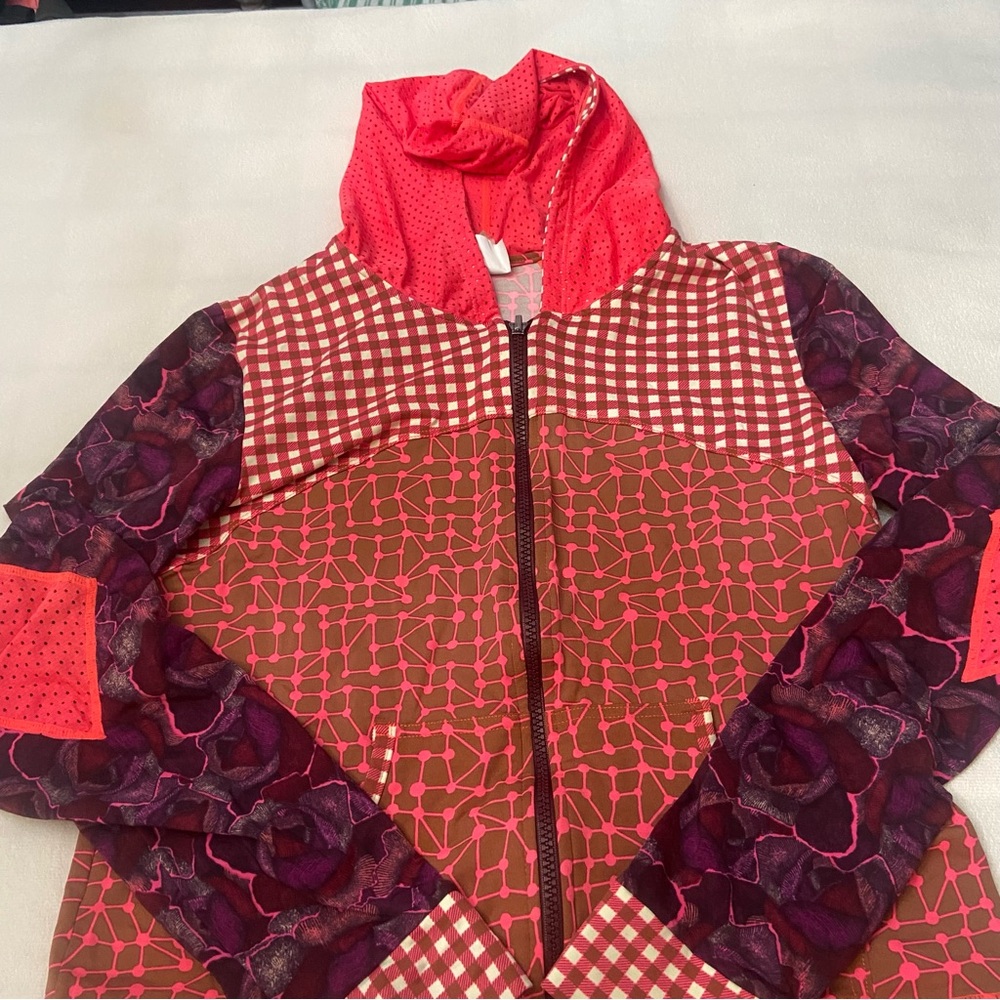 Maaji Multicolor Patchwork Zip-Up Full-Zip Mixed … - image 3